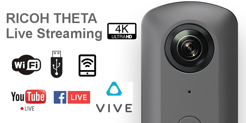 camerafi live no video ricoh theta v