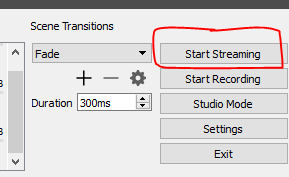 obs start stream
