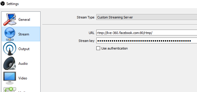 obs stream config