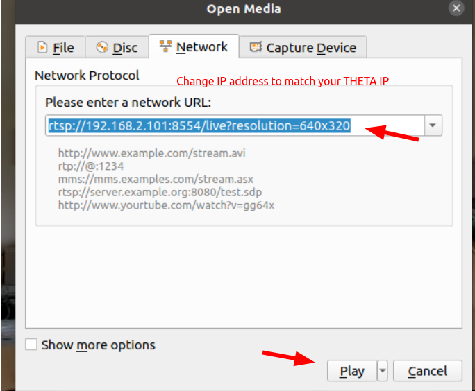 rtsp network address