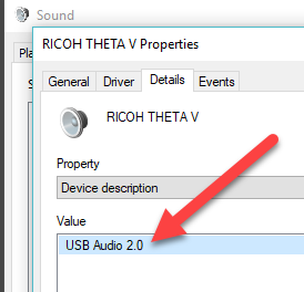 audio properties